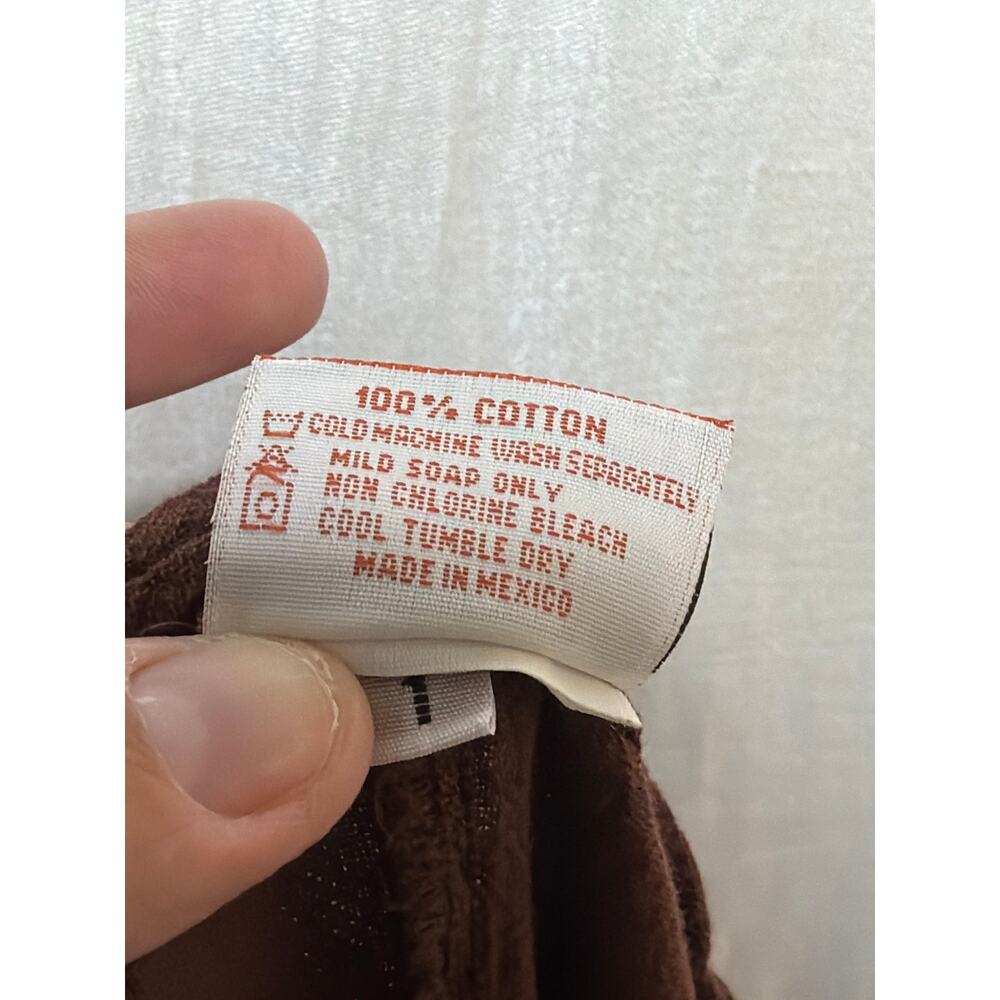 Oh My Gauze! Trumpet Skirt 1 Small Medium Brown Maxi 100% Cotton Flare - Picture 7 of 7